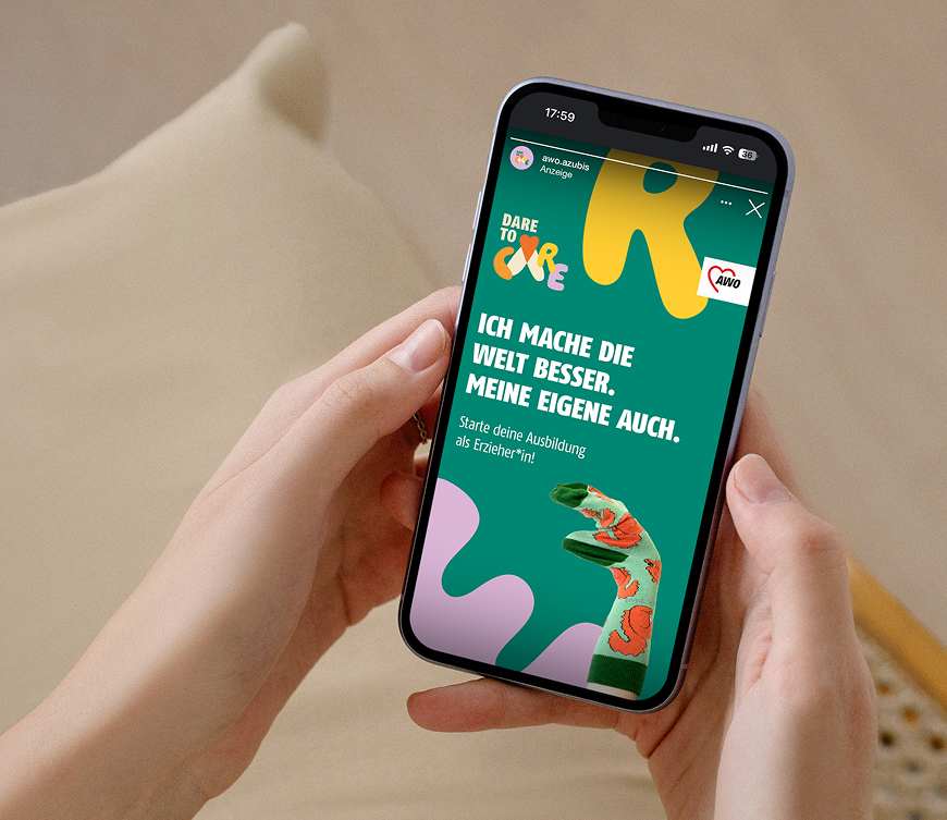 dare to care Kampagne