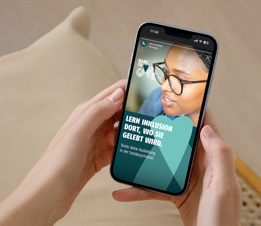 dare to care Kampagne