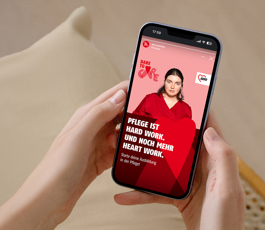 dare to care Kampagne